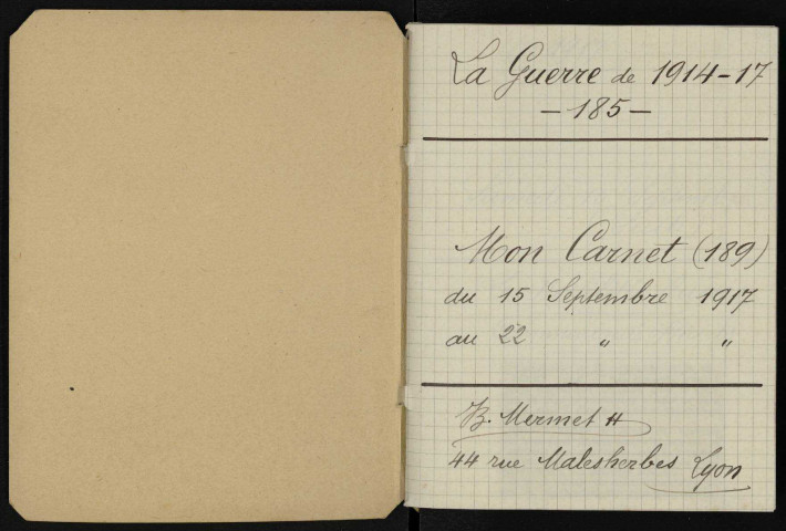 Carnet n°185.