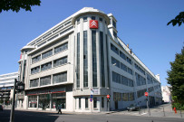 Angle nord-ouest de la rue de l'Université et de la rue Béchevelin, Garage Citroën.