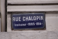 Vers la Grande-rue de la Guillotière, plaque de rue.