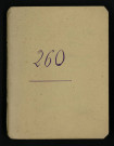 Carnet n°260.