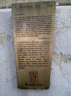 Ecole de la Martinière, plaque touristique.