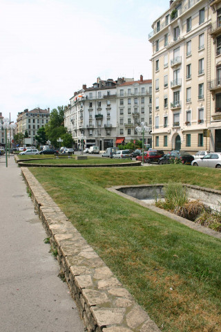 Emplacement du futur parking.
