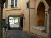 48 quai Pierre-Scize, cour intérieure.