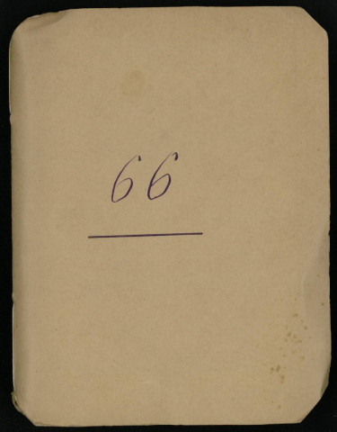 Carnet n°66.