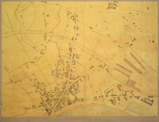 Plan général de la ville de Lyon dressé d'après les ordres et indications de M. Vaïsse [...] par Dardel,