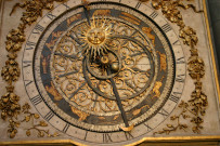 Cadran de l'horloge astronomique.