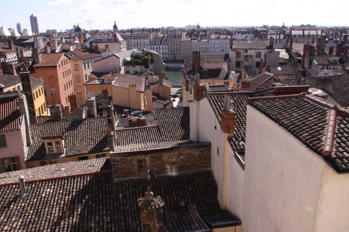 5 montée du Gourguillon, vue sur Lyon.