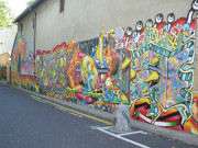Fresque de Graffitis.