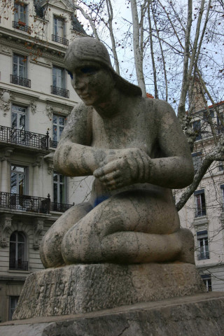 Vue de la statue.