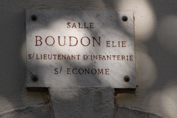 Lycée-Ampère, plaques des noms de salles, guerre 1914-1918.
