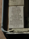 37 et 39 rue René-Leynaud, plaque en mémoire de Tony Garnier et Pierre Bourdeix.