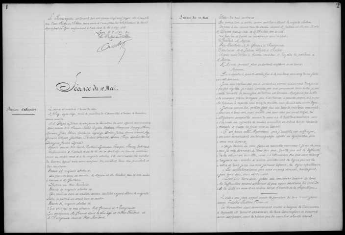 Séances du 12 mai 1879 au 23 février 1880.