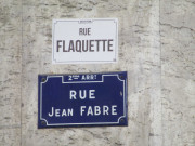 Collage de l'atelier Yeah, "rue Flaquette".
