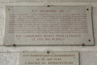 97-99 rue de Gerland, plaque commémorative.