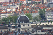 Hôtel-Dieu, vue prise depuis l'esplanade de Fourvière.