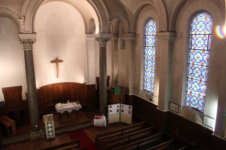 Vue de l'intérieur.