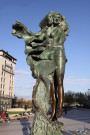 Statue de Louise Labbé par Ipousteguy.