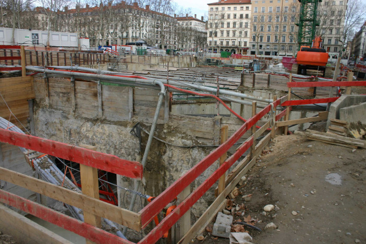 Chantier, mars 2007.