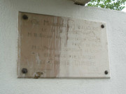Monument en hommage aux Frères Lumière, plaque inaugurale.