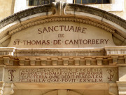 Fronton de la Chapelle de Fourvière.