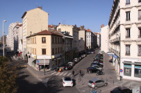 Angle de la rue Garibaldi et de la rue Juliette-Récamier.