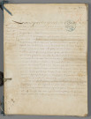 Lettres patentes de Louis XV, roi de France, en faveur de l'hôpital de la Charité.