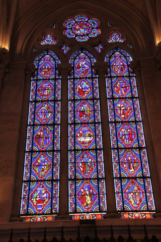 Chapelle des Chartreux, vitraux.