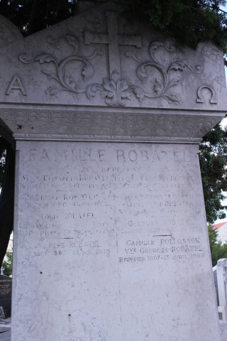 Tombe de Robatel Tobie.
