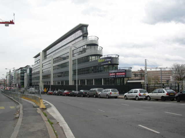 Angle du boulevard Marius-Vivier-Merle et de la rue de l'Abbé-Boisard en direction du nord.