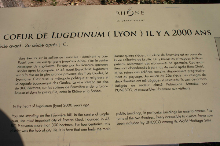 Plaque historique.