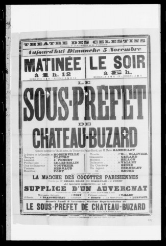 Supplice d'un Auvergnat (Le) : vaudeville en un acte. Auteur : Léon Gandillot.