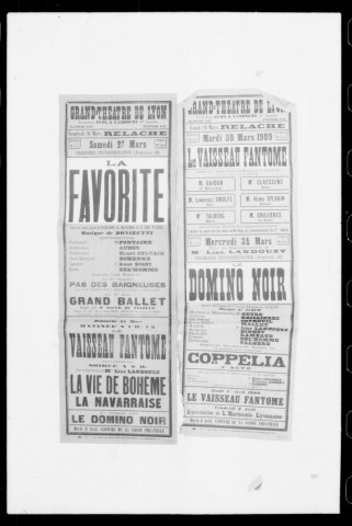 Coppélia (Premier acte de) : ballet. Compositeur : Léo Delibes.