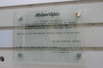 46 rue Rachais, lycée professionnel de la SEPR, plaque commémorative.