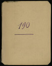 Carnet n°190.