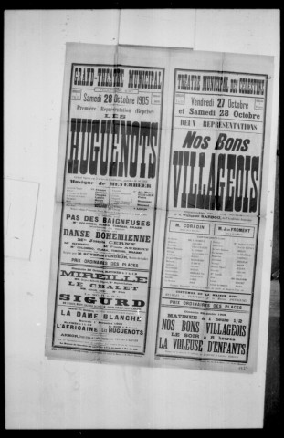 Nos bons villageois : comédie en cinq actes. Auteur : Victorien Sardou. (Théâtre des Célestins).