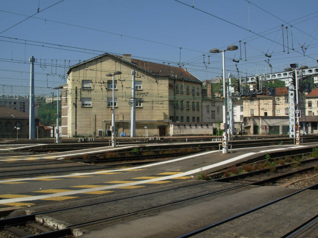Voies du coté de la Saône.