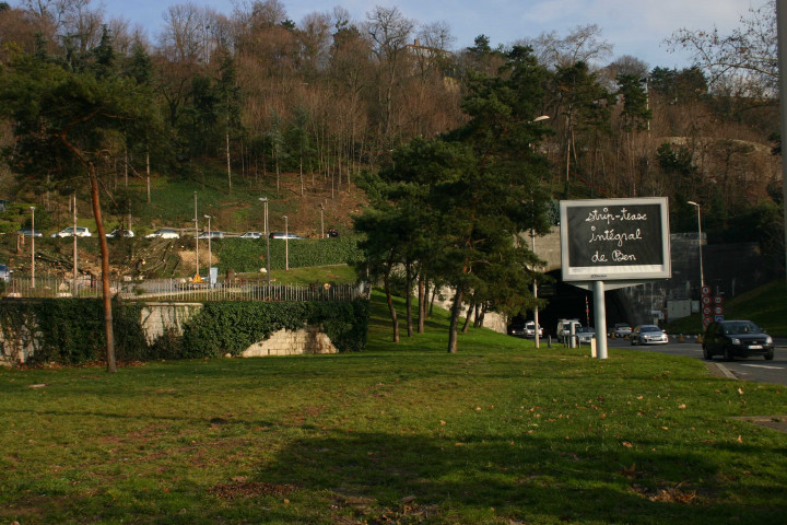 Sortie, coté Saône.