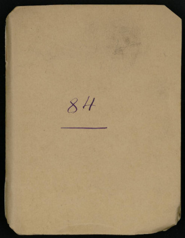 Carnet n°84.