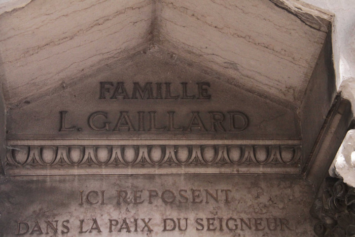 Tombe Gaillard, détail.