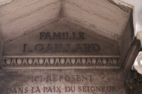 Tombe Gaillard, détail.