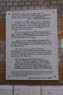 Université-Lyon III, plaque Jean Moulin.