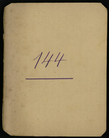 Carnet n°144.