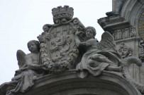 Hôtel-de-Ville, beffroi, blason de Lyon.