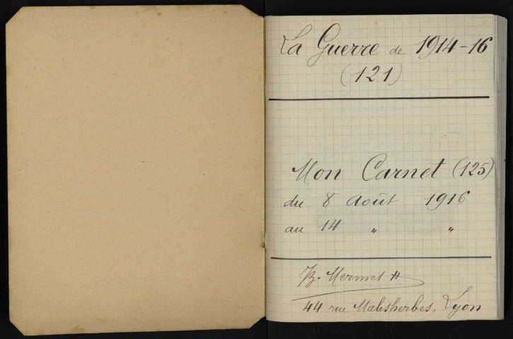 Carnet n°121.