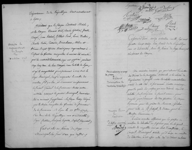 Séances du 10 octobre 1793 au 4 pluviôse An II.