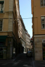 Rue Poulaillerie au niveau de la rue de Brest.