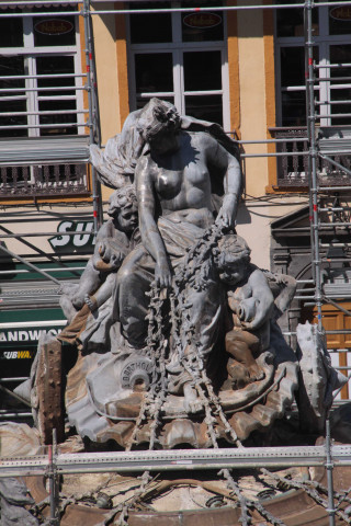 Fontaine Bartholdi, travaux.