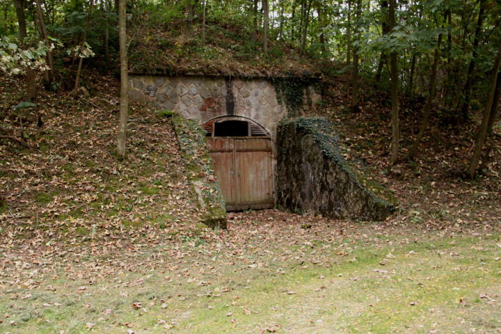 Fort du Bruissin, tunnel et espaces extérieurs.