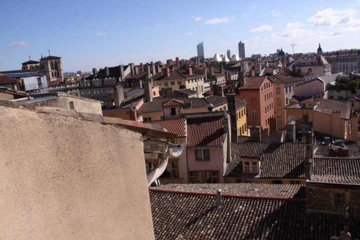 5 montée du Gourguillon, vue sur Lyon.