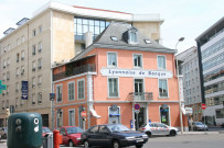 Angle sud-est, bâtiment "Lyonnaise de Banque".